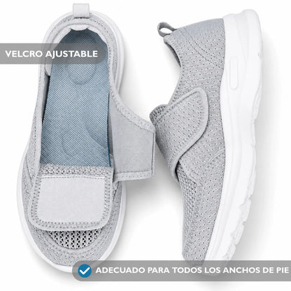 Zapatos Extra Anchos Mujer Hombre Velcro Pie Ancho