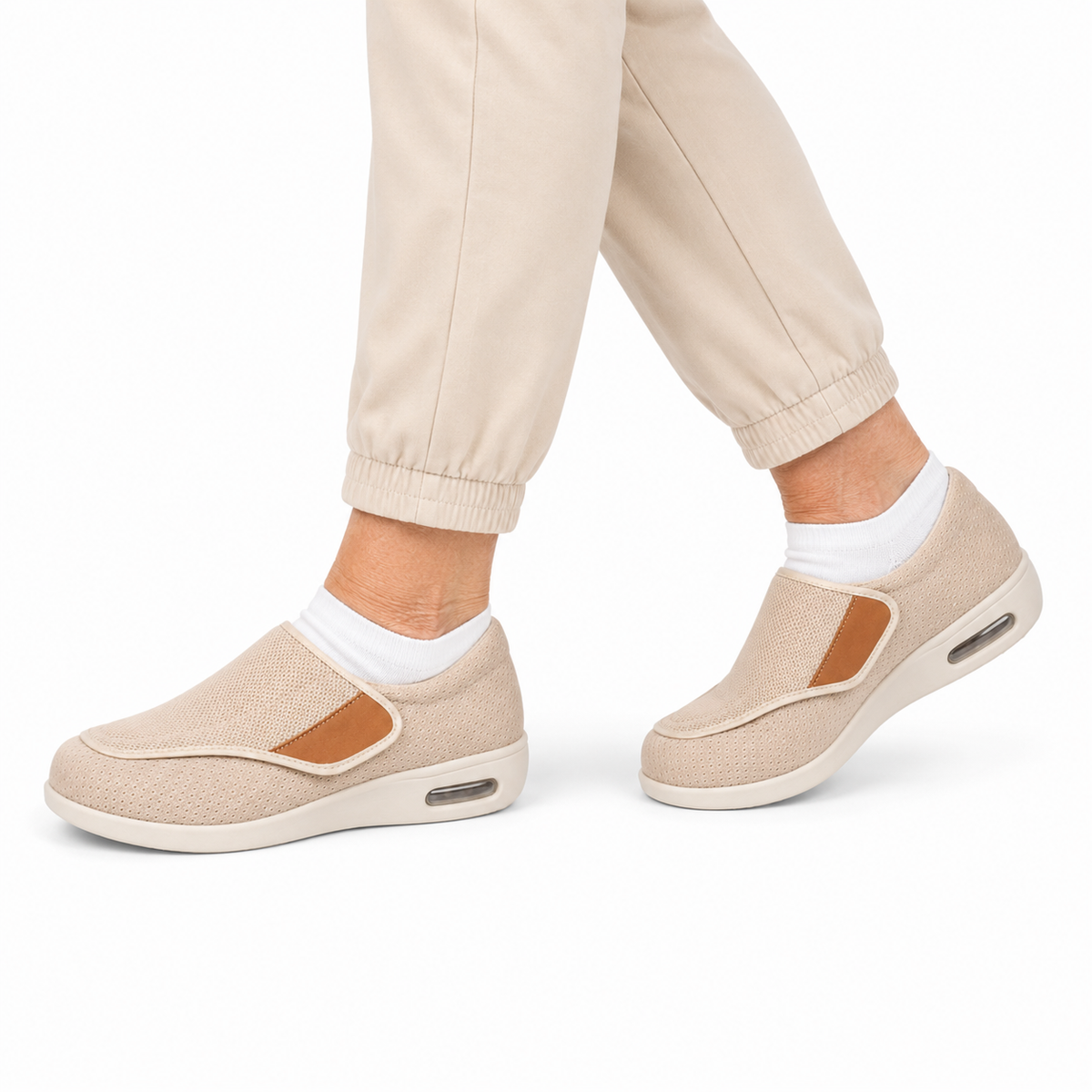 Zapatos Anchos Mujer Hombre Fácil Poner Ligeros Transpirables
