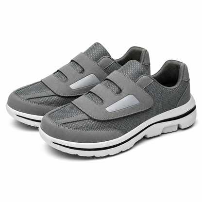 Zapatos Extra Anchos Mujer Hombre Velcro Malla Transpirable